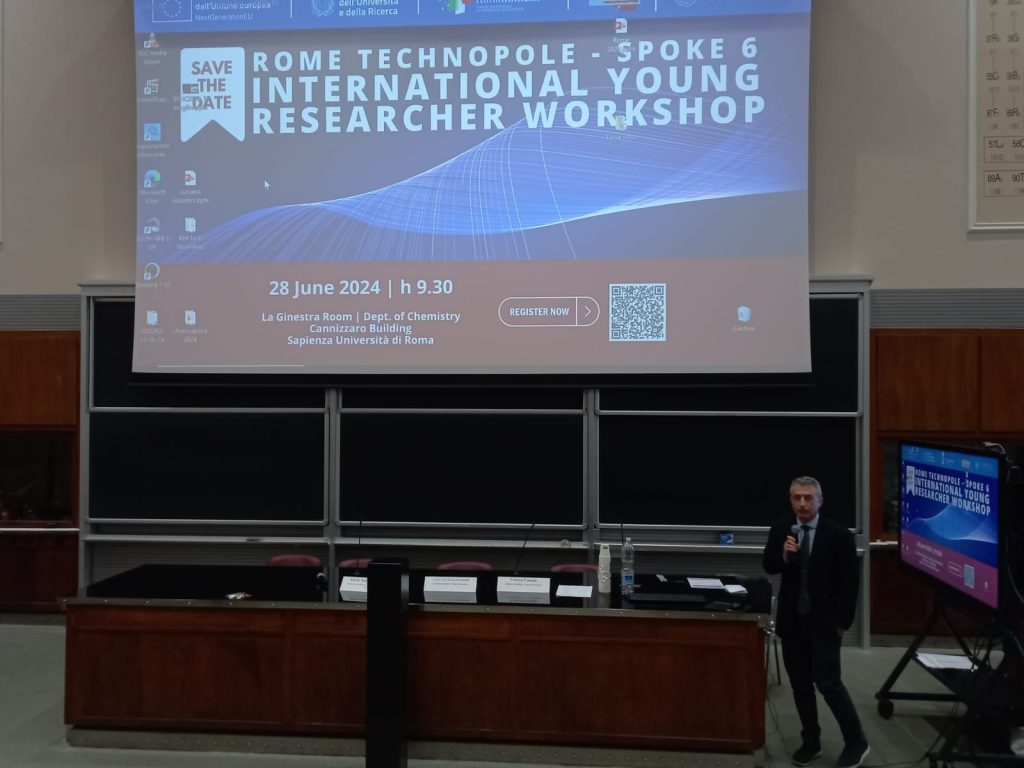 Takis at the RomeTechnopole Spoke 6 – International Young Researcher Workshop!